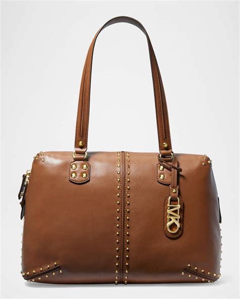 michael kors astor large tote|michael kors studded handbag.